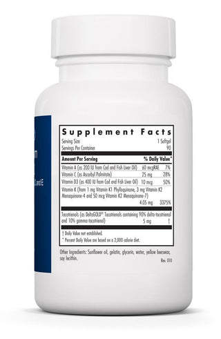 Full Spectrum Vitamin K Back