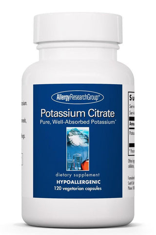 Potassium Citrate X 120 Vegetarian Capsules