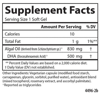 Vegetarian Prenatal DHA
