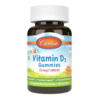 Kids Vitamin D3 Gummies, 25mcg, 1,000 IU