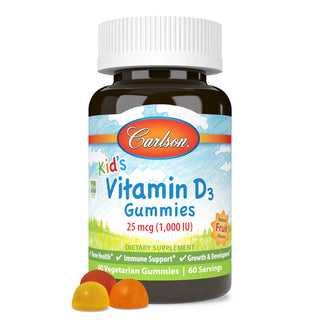 Kids Vitamin D3 Gummies, 25mcg, 1,000 IU