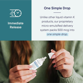 Bio-K-Mulsion has 500 mcg in 1 drop