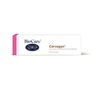 Biocare Cervagyn topical cream for intimate skin care and freshness packaging 