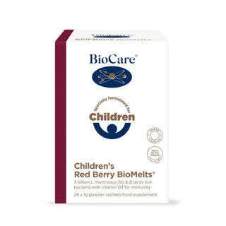 BioCare Children's Red Berry BioMelts packaging