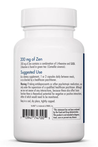 200 mg of Zen X 60 Vegetarian Capsules