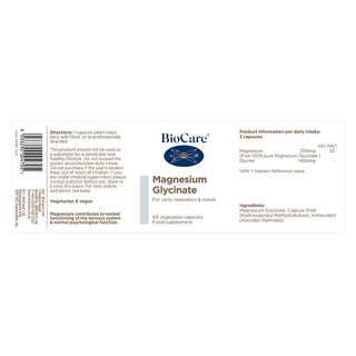 Magnesium Glycinate X 60 Capsules - Biocare