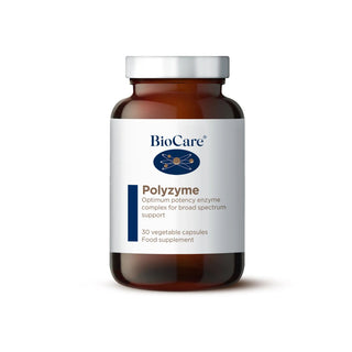 BioCare Polyzyme supplement bottle 