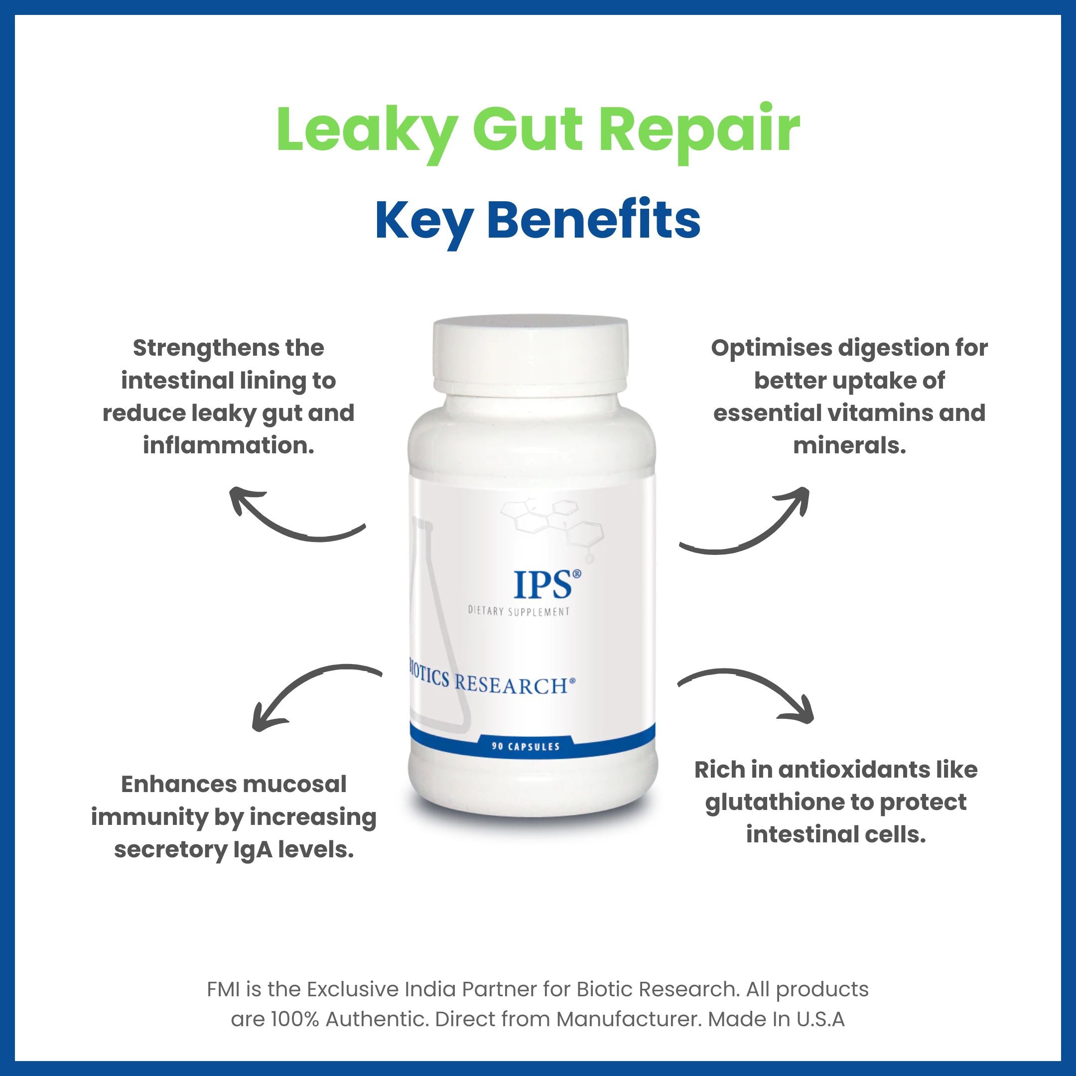 leaky gut glutathione Formula, L-Glutamine Supplement IPS, Gut Lining Repair X