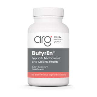 Allergy Research Group, ButyrEn, Gut & Colon Support Delayed-release Vegetarian Capsules X 100