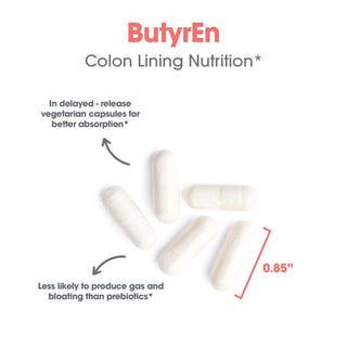 Allergy Research Group, ButyrEn, Gut & Colon Support Delayed-release Vegetarian Capsules X 100