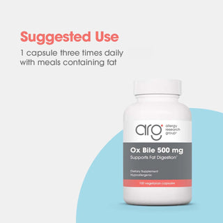 Ox Bile 500mg X 100 Vegicaps