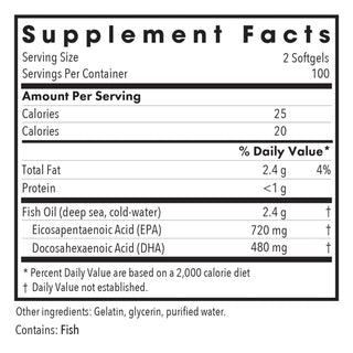 Allergy Research Group - Super EPA - Omega 3 Fish Oil X 60 Softgels