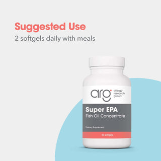 Allergy Research Group - Super EPA - Omega 3 Fish Oil X 60 Softgels