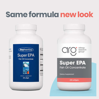 Allergy Research Group - Super EPA - Omega 3 Fish Oil X 60 Softgels
