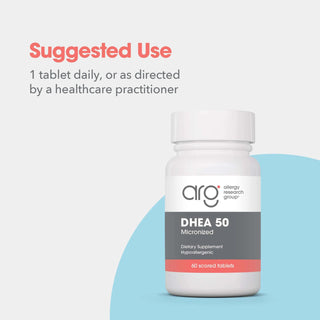 Allergy Research Group, DHEA 50mg X 60 Scored Tablets