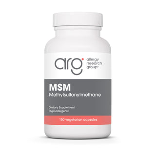 MSM 500 mg X 150 Vegetarian Capsules - Allergy Research Group