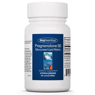 ARG, Pregnenolone 50mg, Progesterone Support For Women & Men X 60 Scored Tablets