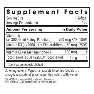 Vitamin D3 Complete Nutrients Chart