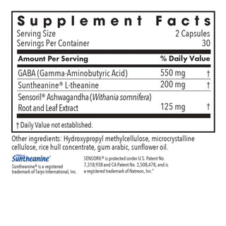 Berberine 500 Nutrients Chart