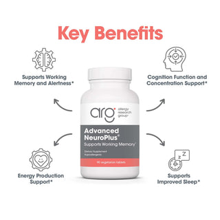 Advanced NeuroPlus X 90 Vegetarian Tablets - Allergy Research Group