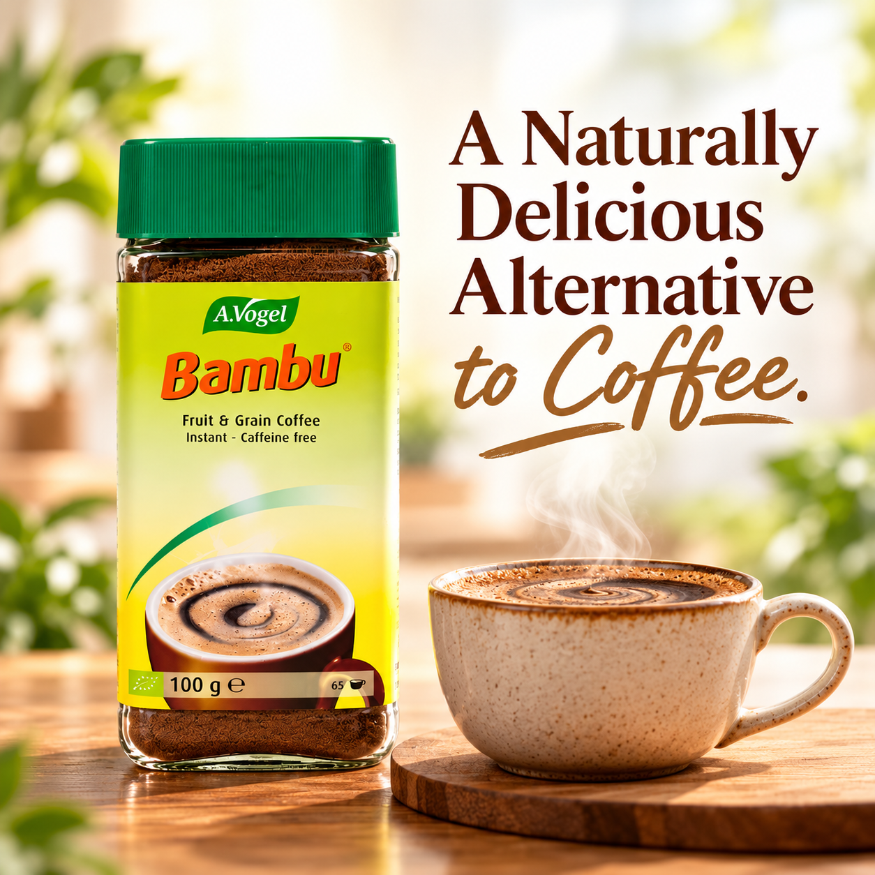 A VOGEL (BIOFORCE), Bambu Fruit & Grain Coffee Substitute, 100g