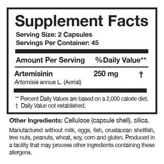 Artemisinin Solo X 90 Capsules