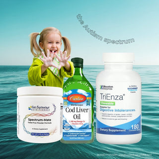 FMI health India Autism starter pack for children with child and ocean background 