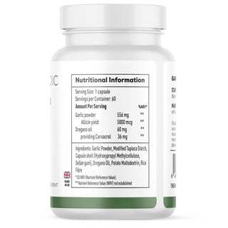 TheraNordic Bacti-Balance Nutrients Chart