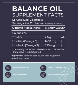 Balance Oil (Omega 6+3) X 60 Softgels