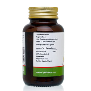 Berberine Advance Dosage & Nutrients Chart