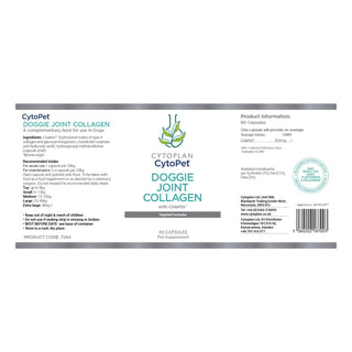 Doggie Joint Collagen X 60 Capsules for Dogs - Cytoplan