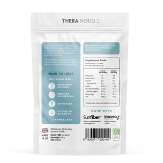 TheraNordic Daily Healthy Fibre Nutrients Chart