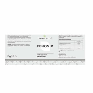 Farmabarocco Fenovir Nutrients Chart