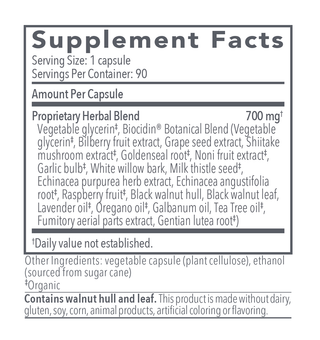 Biocidin Broad-Spectrum Liquid Capsules X 90 Capsules