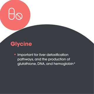 Glycine’s role in liver detoxification pathways and production of glutathione and DNA