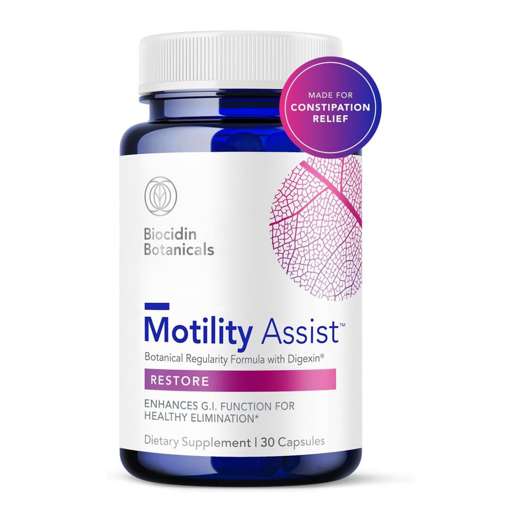 Motility Assist X 30 Capsules - Biocidin - Bowel Regularity – FMI health