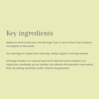 Miracle Moringa Ingredients