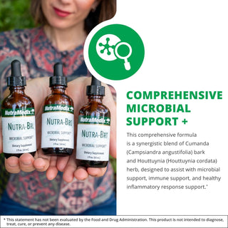 FMIHealth NutraMedix microbial support drops set (Nutra-BRL, Nutra-BBS and Nutra-BRT bottles)