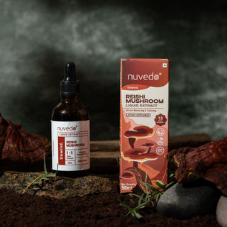 Nuvedo, Reishi Mushroom Liquid Extract for stress balance and Immunity Support x 50ml