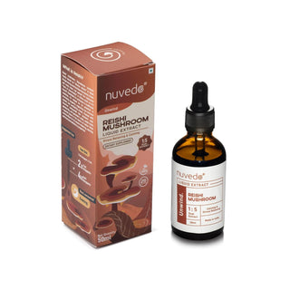 Nuvedo, Reishi Mushroom Liquid Extract for stress balance and Immunity Support x 50ml
