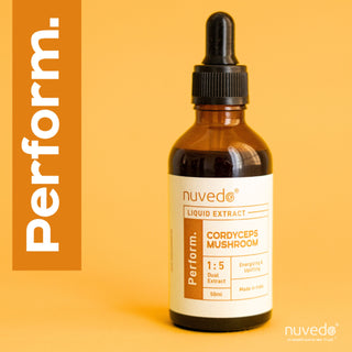 Nuvedo, Cordyceps Mushroom Liquid Extract- Endurance & Athletic Performance Support