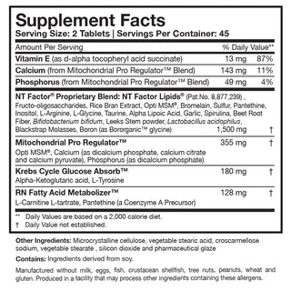 NT Factor® Energy X 90 Tablets