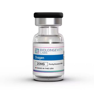 Ovagen Peptide 20mg vial, a liver bioregulator peptide for research purposes.