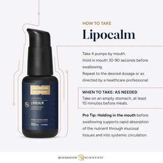 Quicksilver Scientific LipoCalm® Dosage
