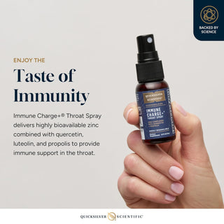 Quicksilver Scientific Immune Charge+® Throat Spray Benefit