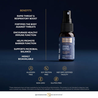 Quicksilver Scientific, Immune Charge+® Throat Spray Benefits