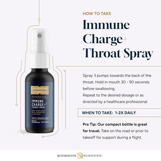 Quicksilver Scientific Immune Charge+® Throat Spray Dosage