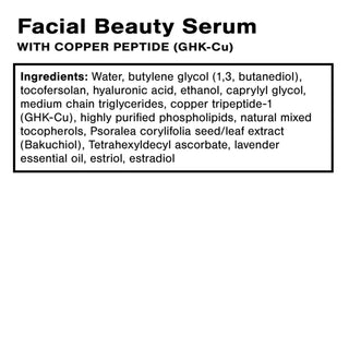 Quicksilver Scientific Facial Beauty Serum Ingredients