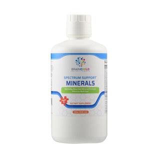 BrainChild Spectrum Support Minerals (Unflavored) (PART- B), Autism Support X 32 oz