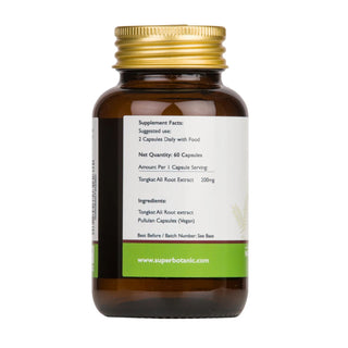 Tongkat Ali Dosage & Nutrients Chart